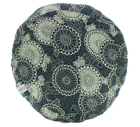 Zafu Rond de Kapok Kiku