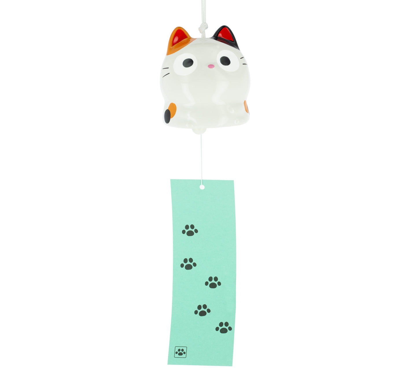 Campana Furin Cerámica Neko Calico
