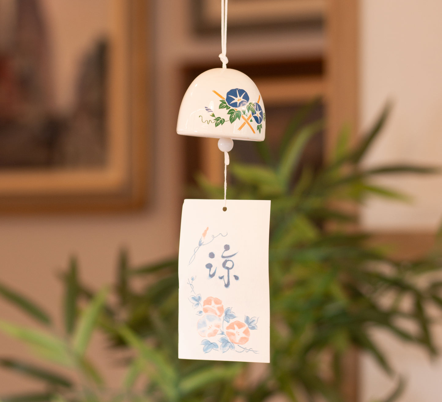 Campana Furin Cerámica Rankaku Ipomea