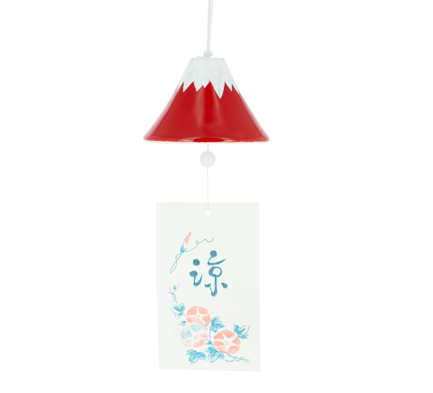 Campana Furin Cerámica Fuji Rojo