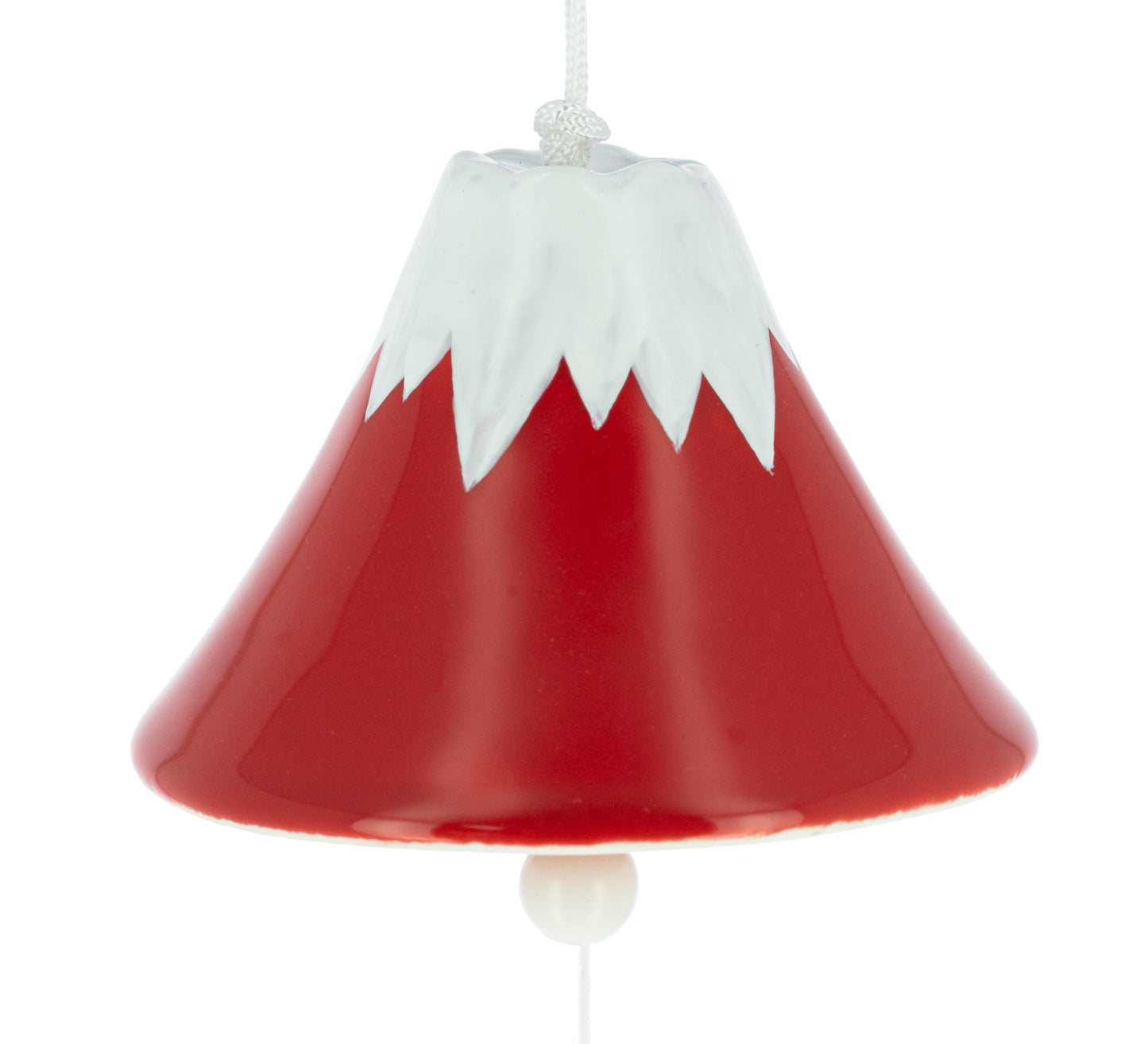 Campana Furin Cerámica Fuji Rojo