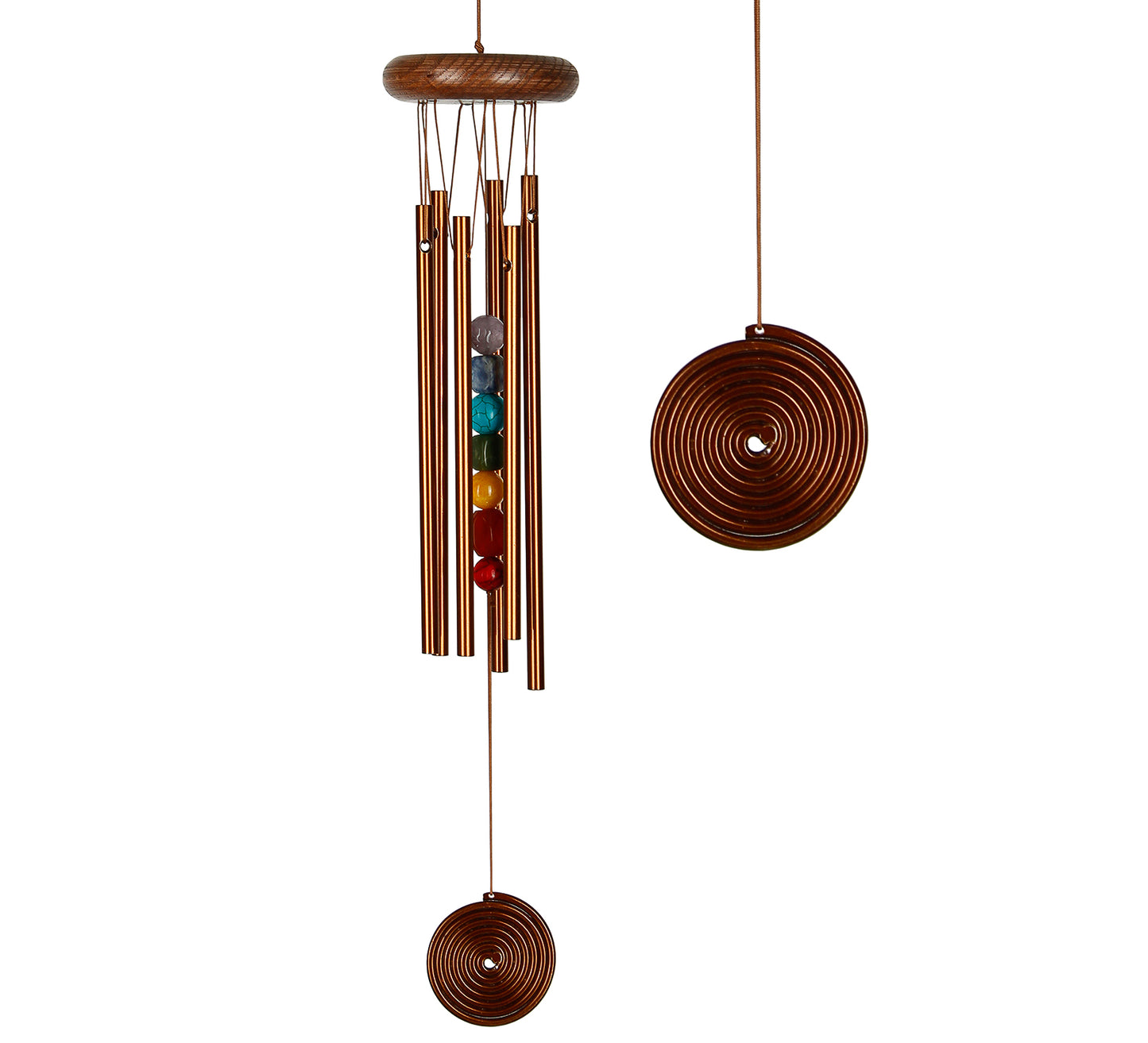 Chakra Chime - Sette pietre, bronzo