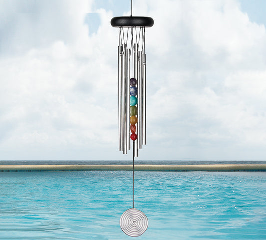 Chakra Glockenspiel - Sieben Steine, Silber