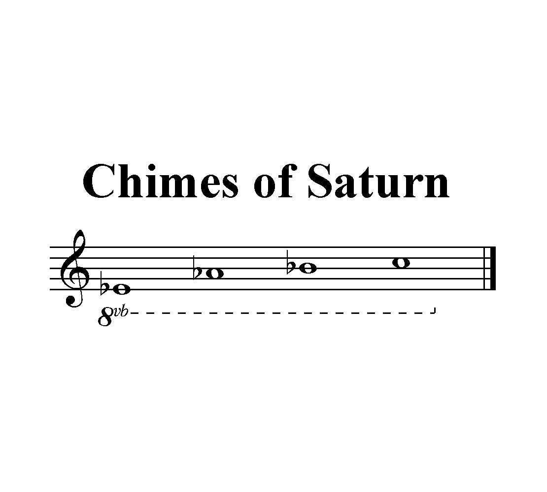 Sinos de Saturno Encore - Preto