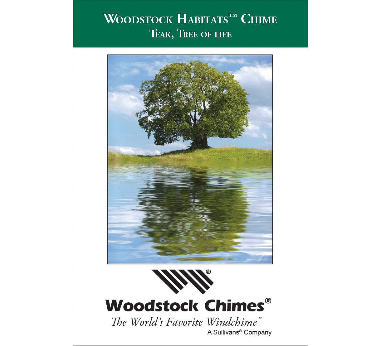 Habitats Chime - Teak, Tree of Life