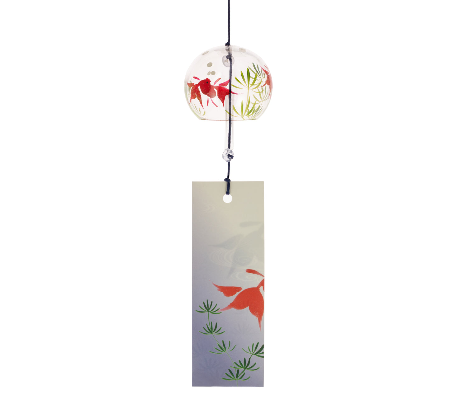 Furin Crystal Bell Kingyo, 5cm