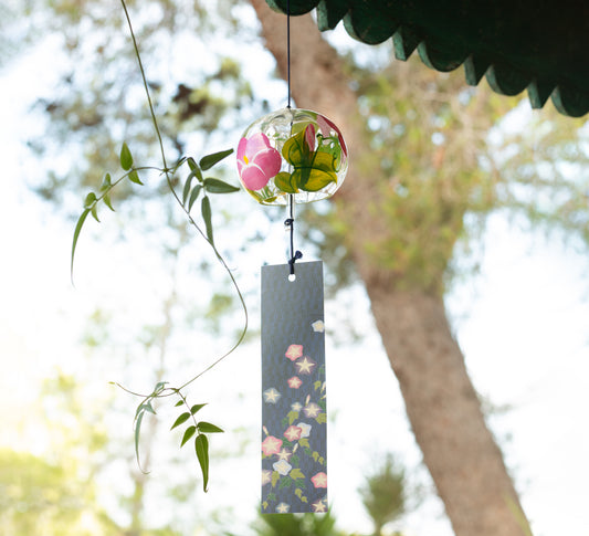 Furin Crystal Bell Asagao, 7cm