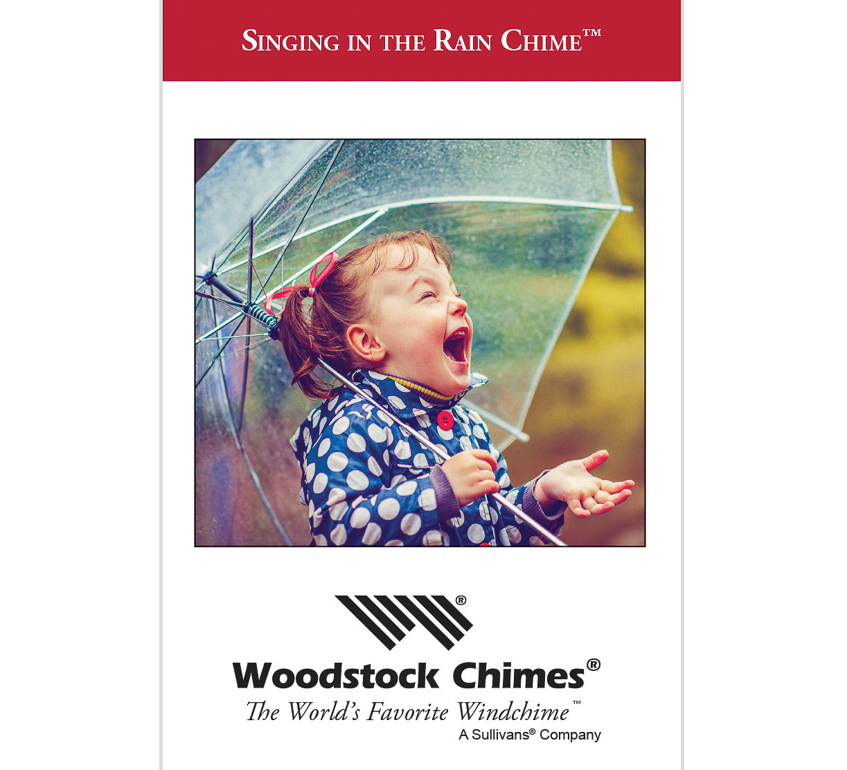 Singing in the Rain Chime