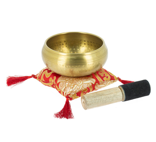 Tibetan Singing Bowl - 5 Buddhas, 10 cm