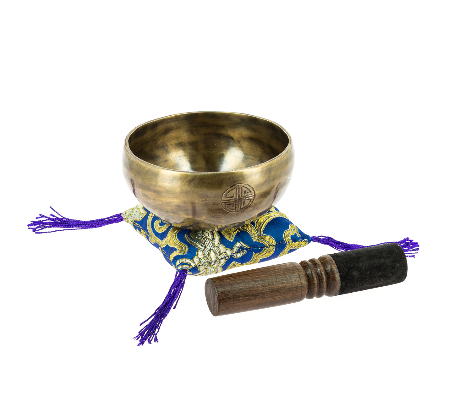 Taça de canto tibetana - Lua Cheia, 10,5 cm