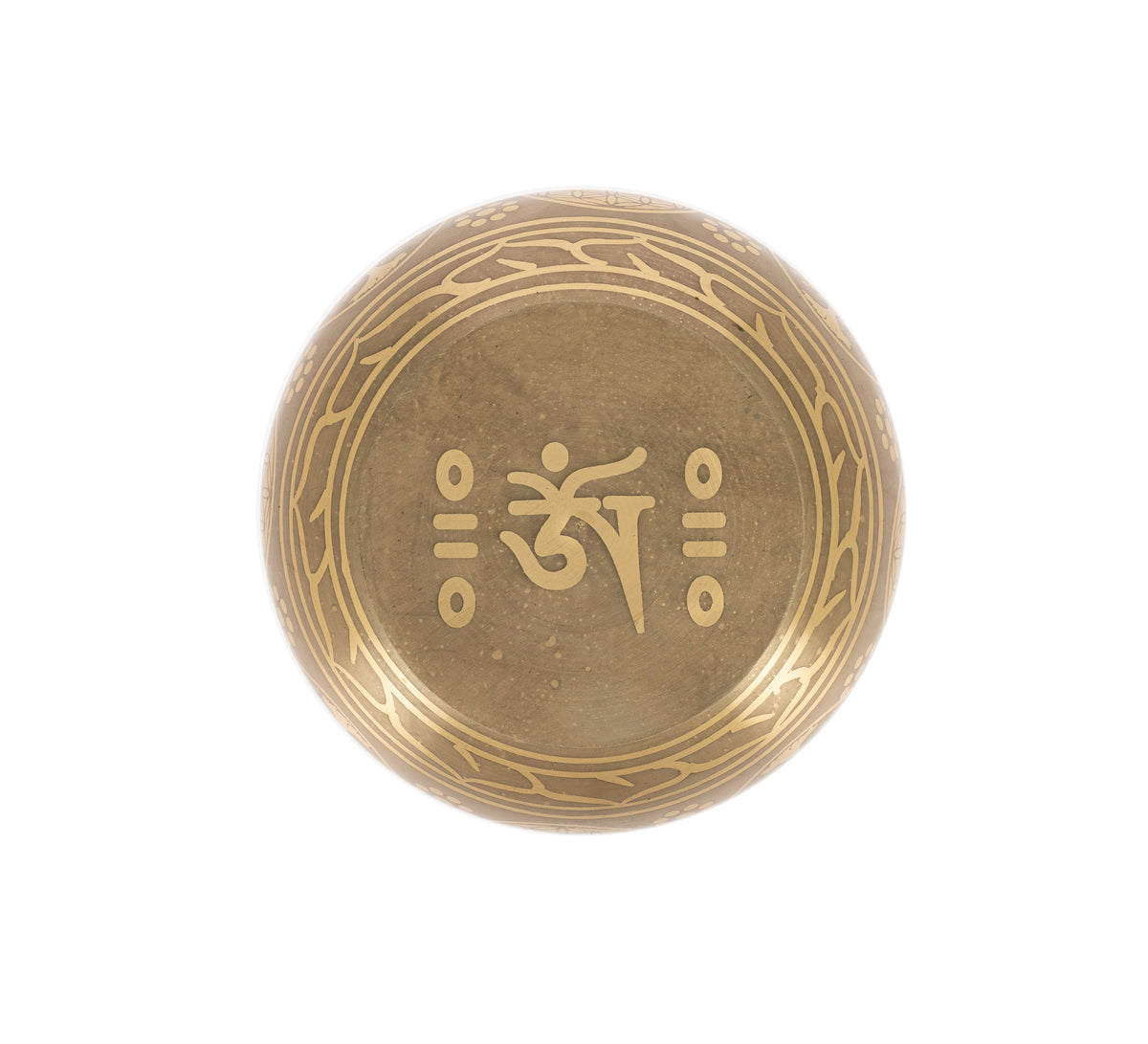 Ciotola tibetana Buda - Oro, 12 cm