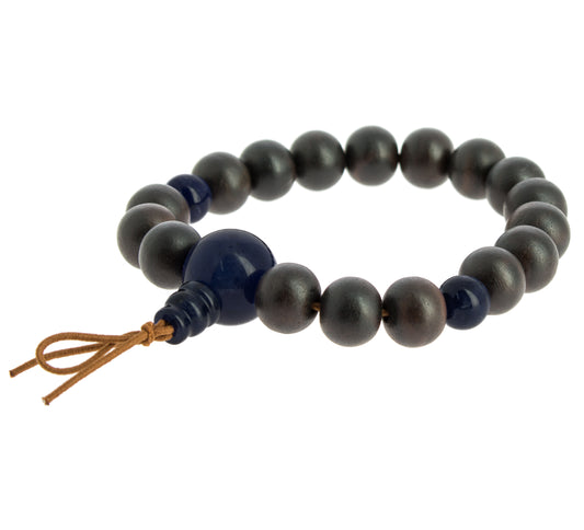 Bracelet-mala Nenju Ébène