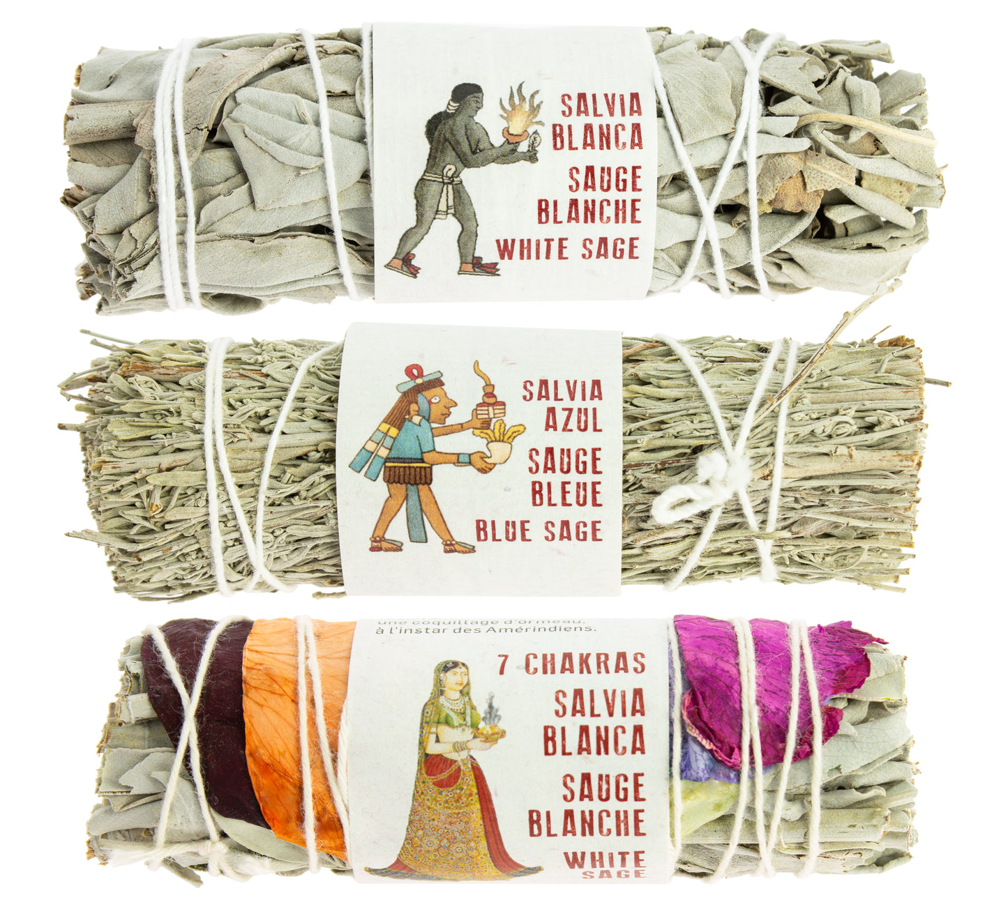 Pacchetto Bundle Smudging - 3 Salvie