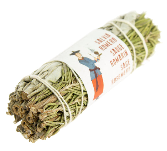 White Sage & Rosemary Smudging Bundle