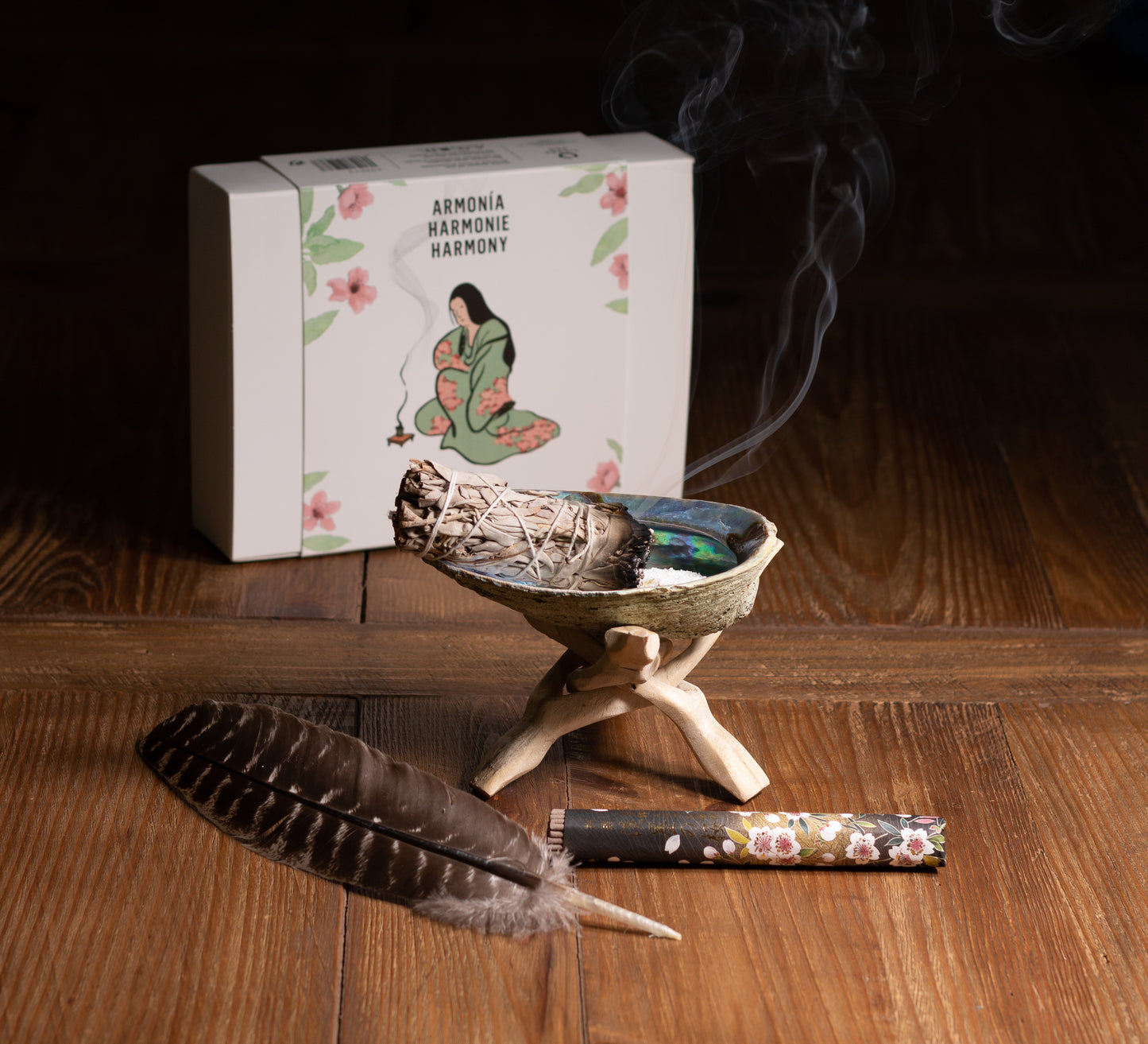 Harmony Set - White Sage & Japanese Incense