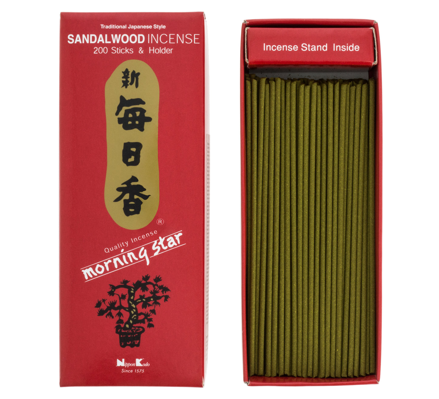 Incenso Morning Star - Sandalo, 200 bastoncini