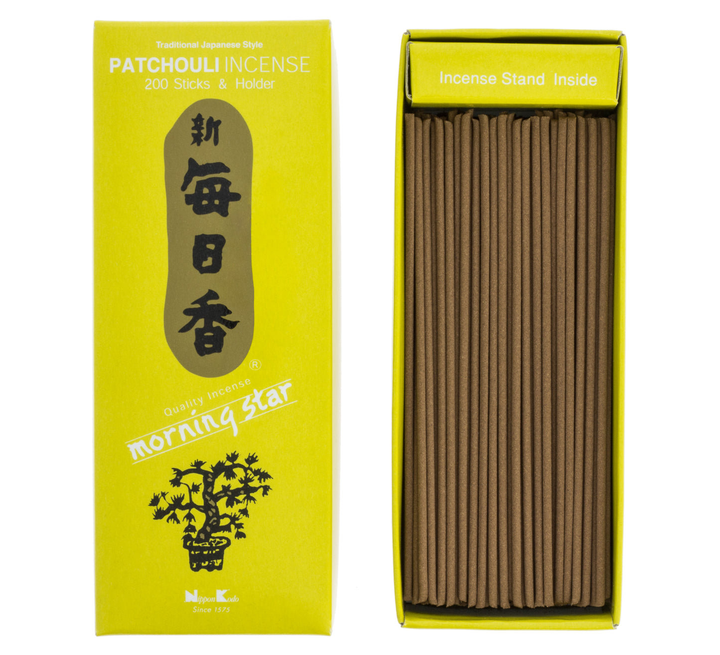 Incenso Morning Star - Patchouli, 200 varetas