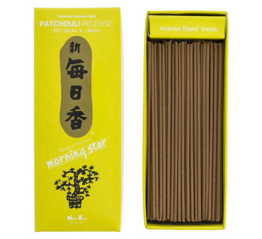 Encens Morning Star Patchouli 200 bâtonnets