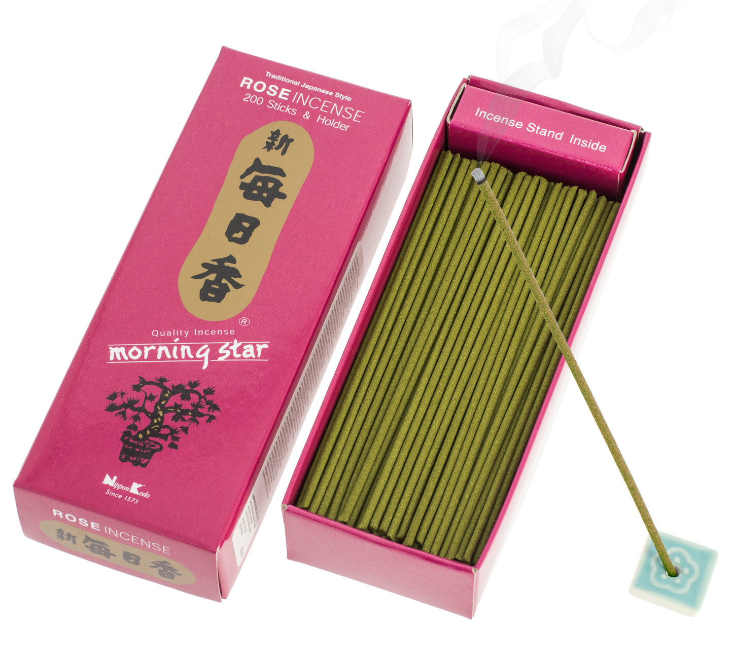 Morning Star Incense - Rose, 200 Sticks