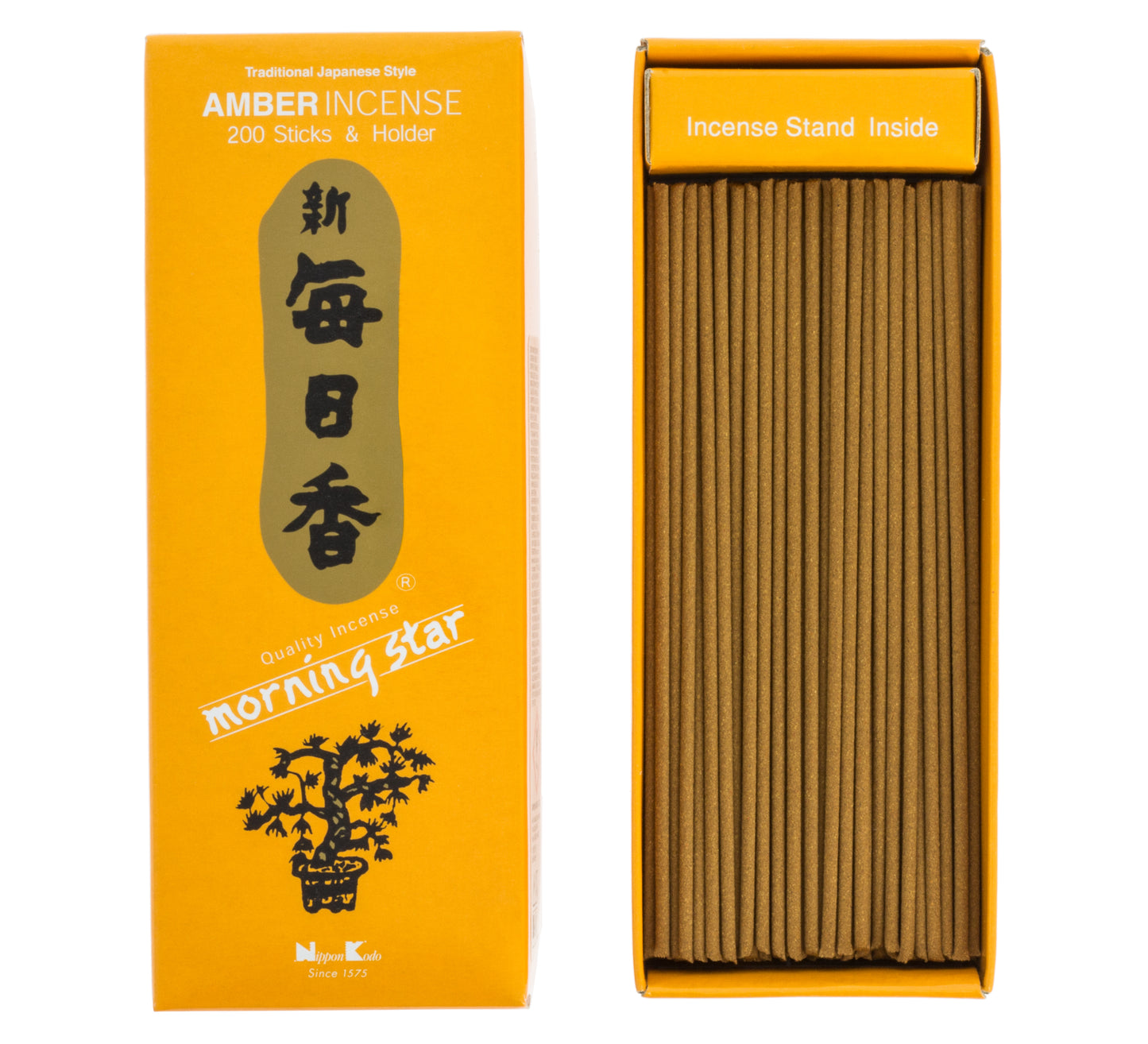 Morning Star Incense - Amber, 200 Sticks