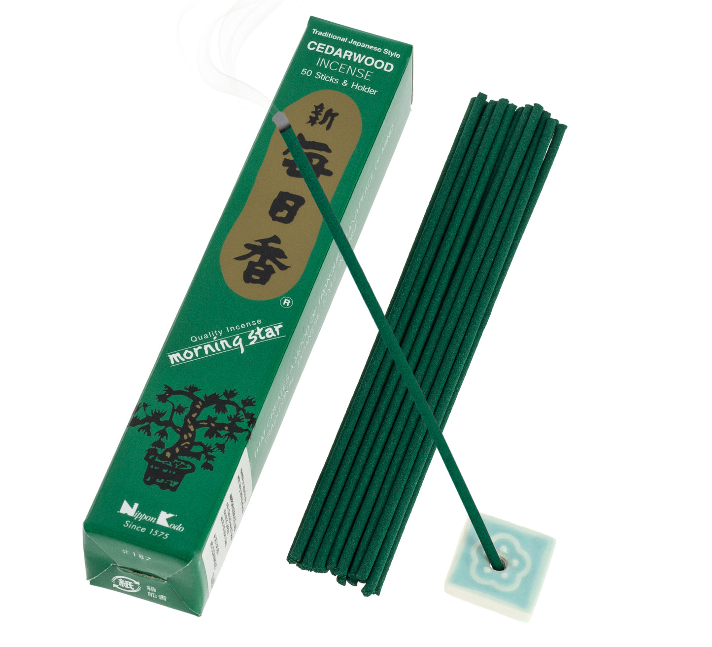 Incenso Morning Star - Legno di Cedro, 50 bastoncini