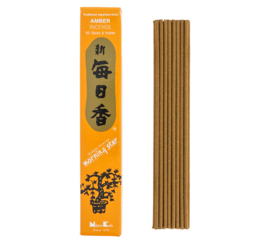 Morning Star Incense - Amber, 50 Sticks