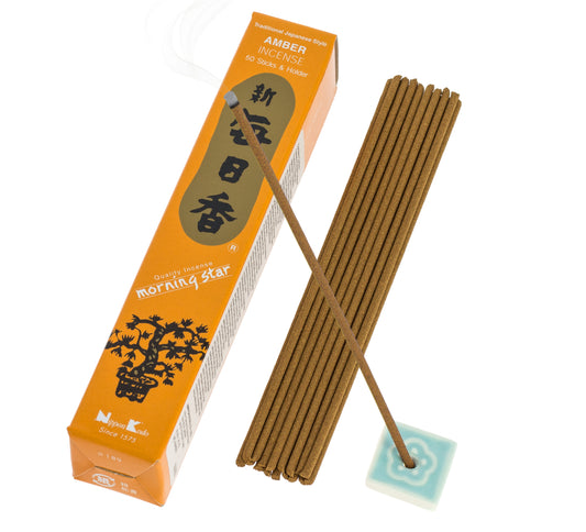 Incenso Morning Star - Ambra, 50 bastoncini