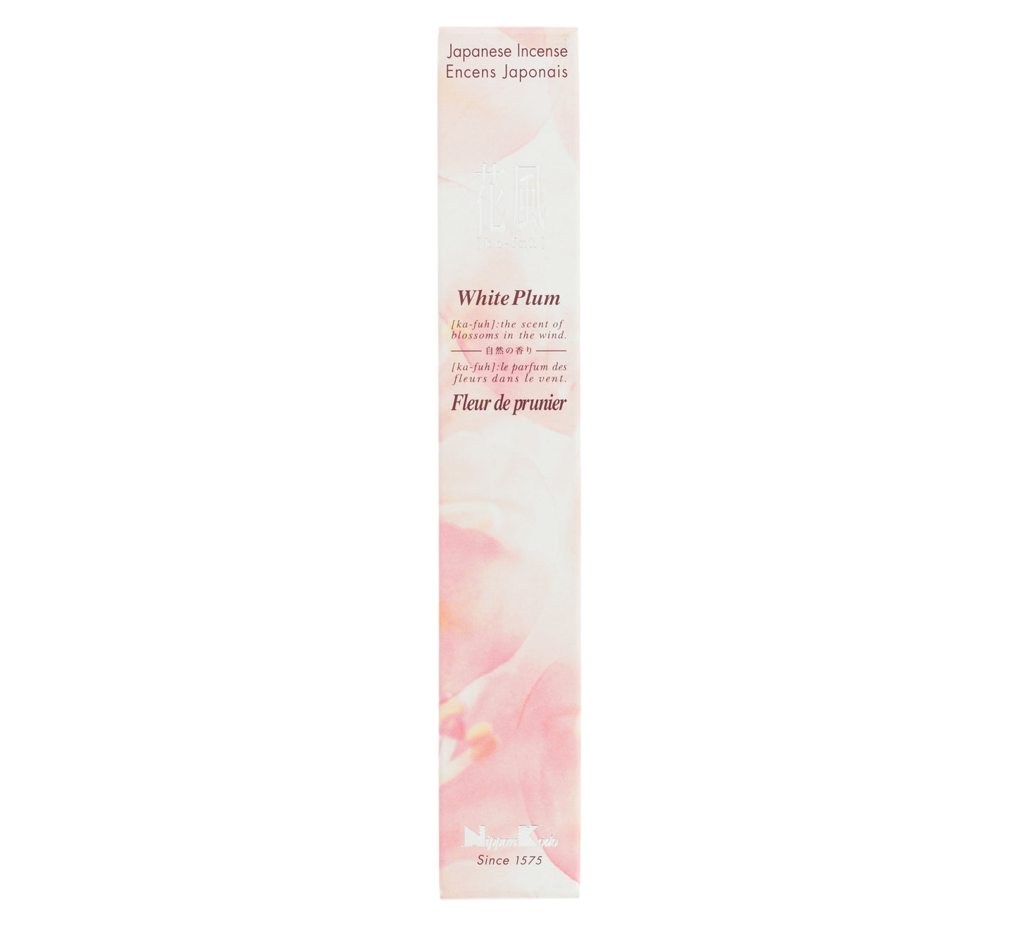 Encens Ka-fuh Prunier Blanc 50 bâtonnets