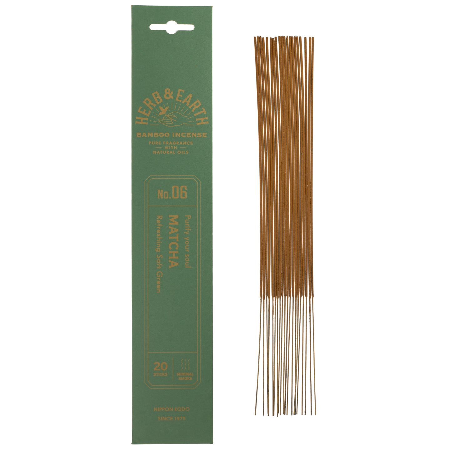 Herb & Earth Incense - Matcha
