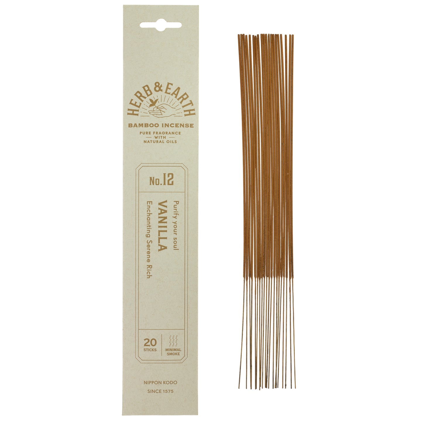 Räucherstäbchen Herb & Earth - Vanille