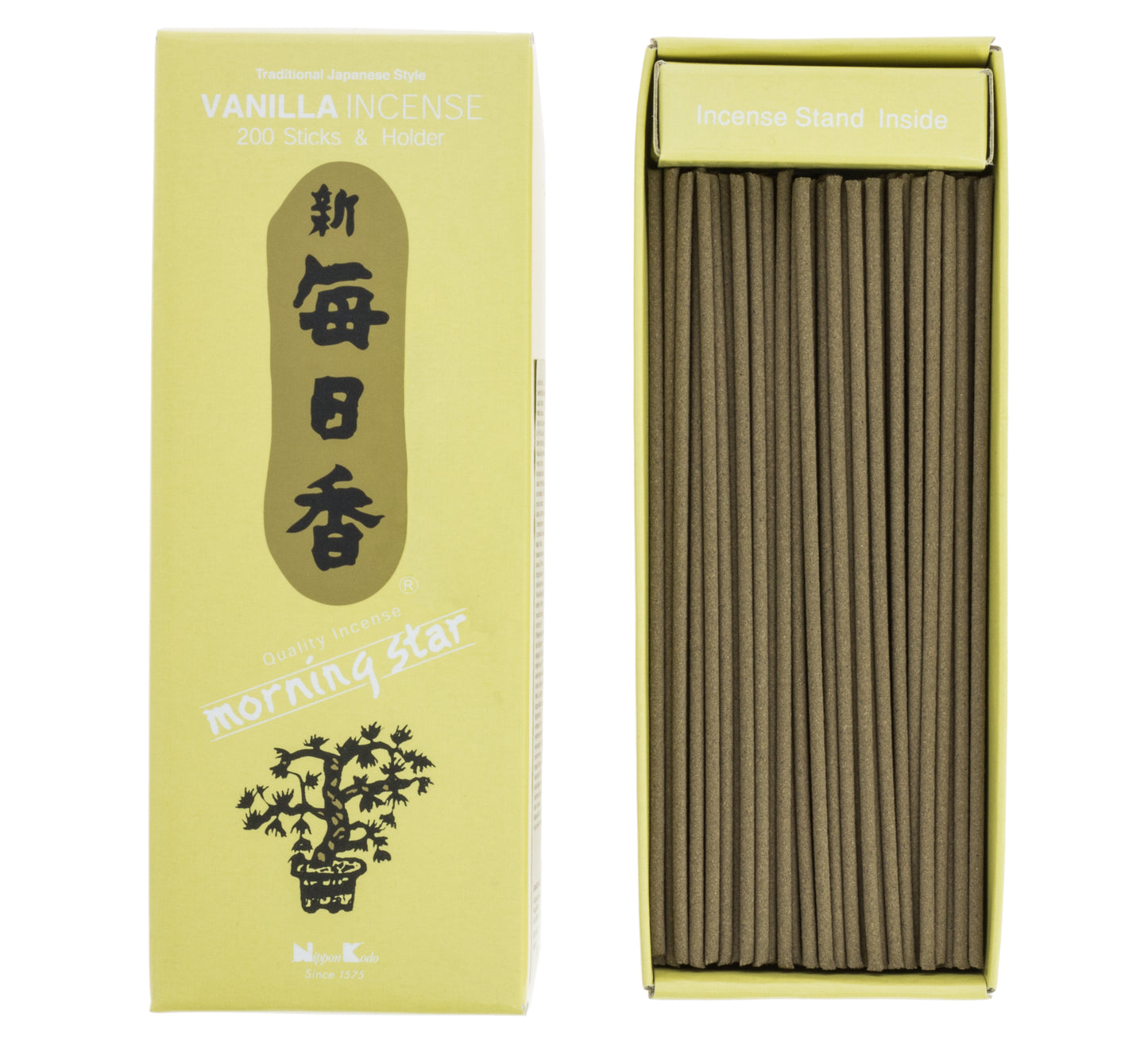 Morning Star Incense - Vanilla, 200 Sticks