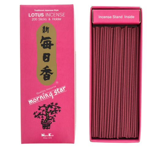 Morning Star Incense - Lotus, 200 Sticks