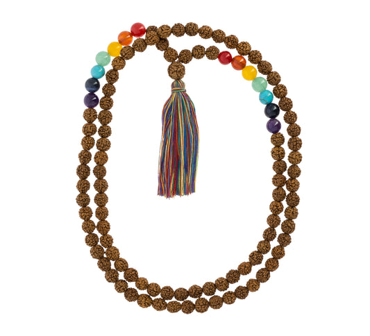 Mala Rudraksha Siete Chakras