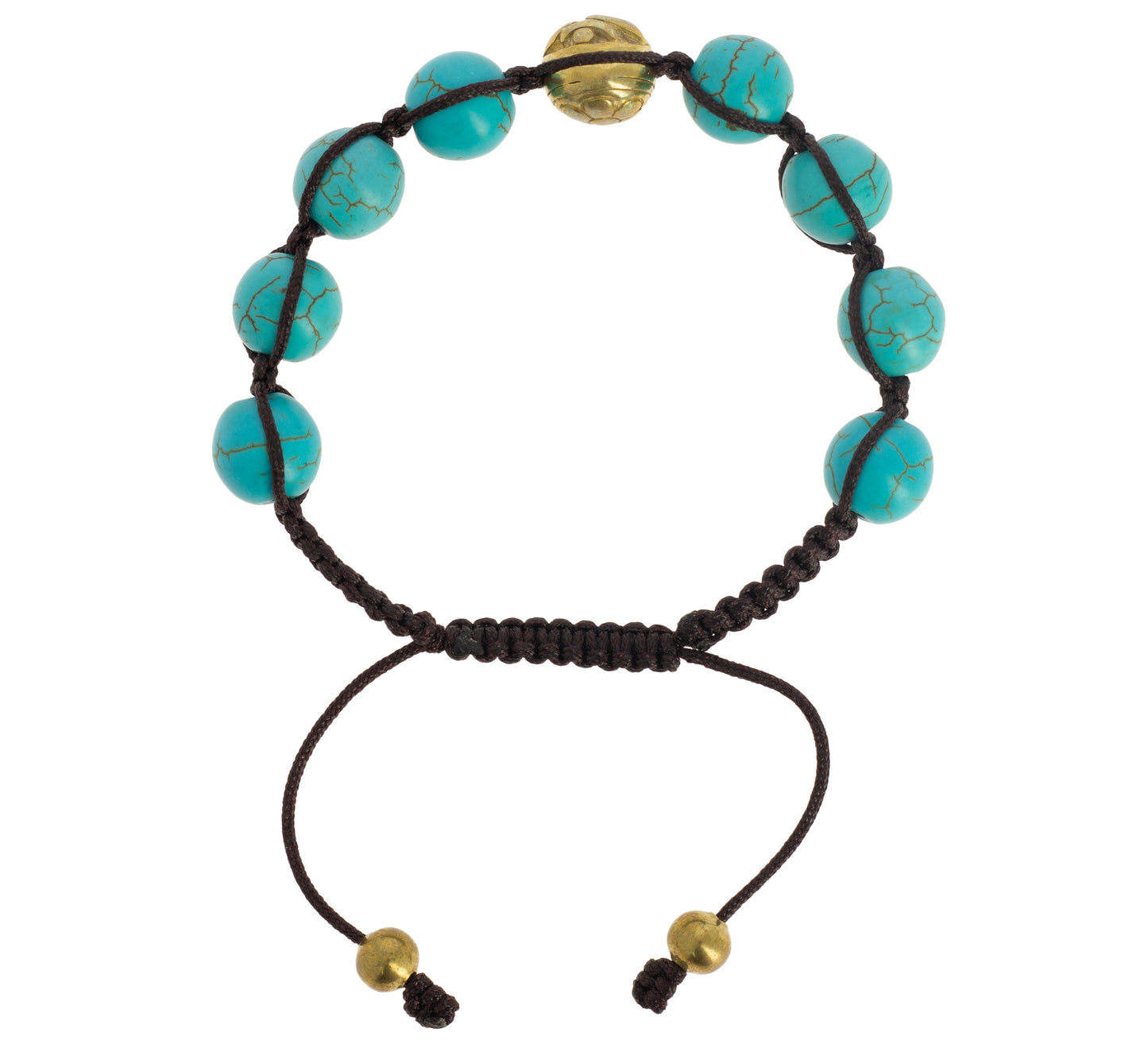 Om Shambala Bracelet - Turquoise Magnesite