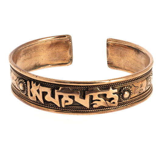 Pulsera Cobre - Om Mani Padme Hum