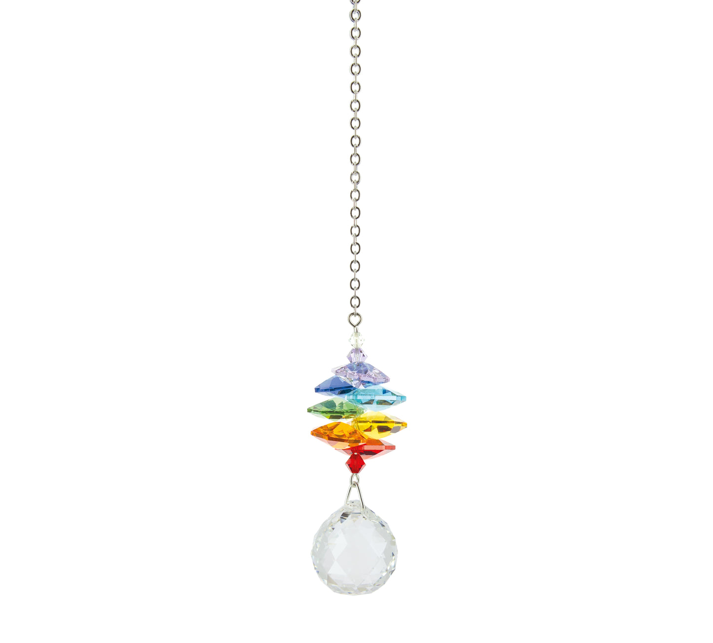 Crystal Cascade Suncatcher - Rainbow