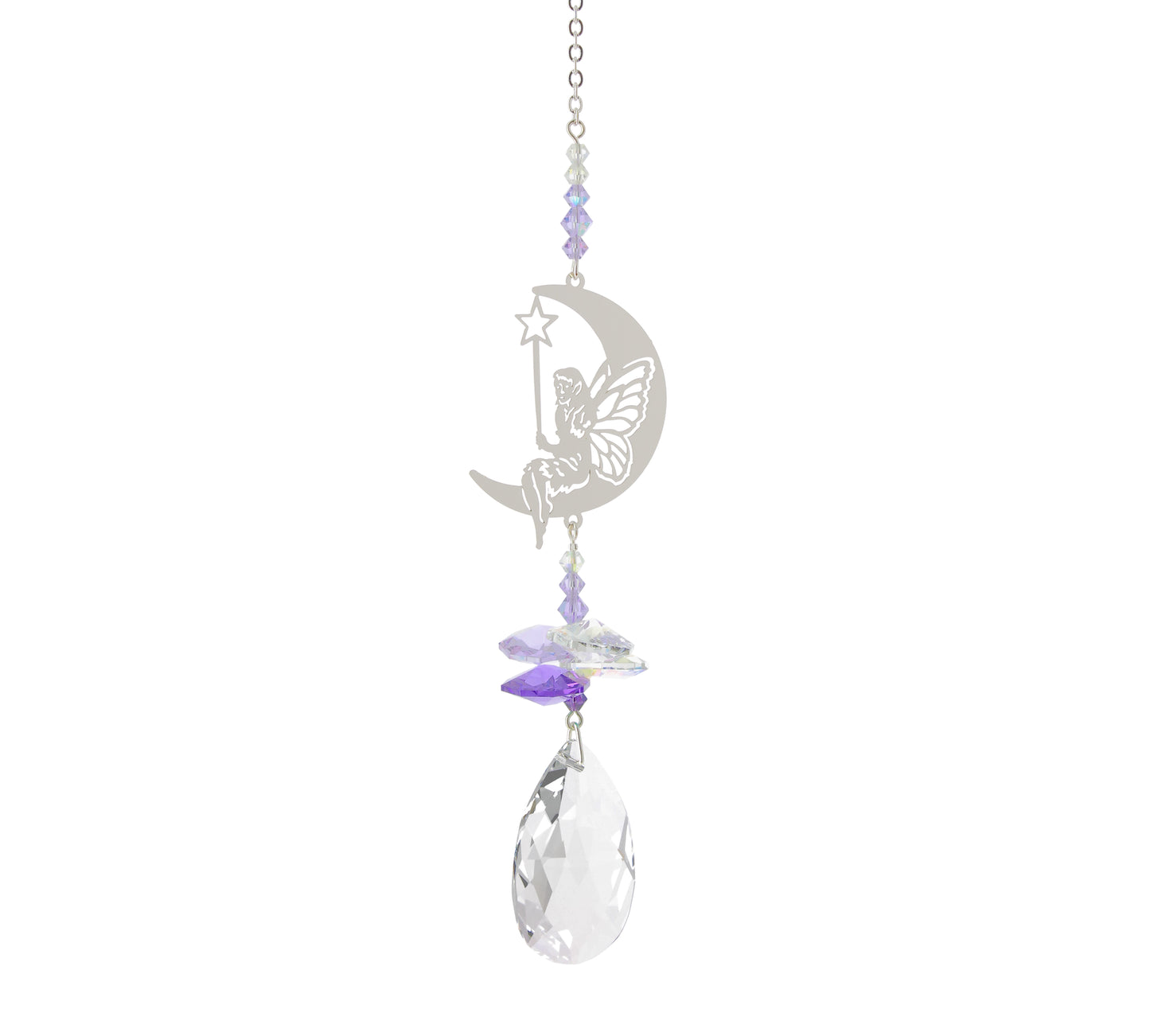 Crystal Fantasy Suncatcher - Fairy Moon