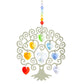 Tree of Life Crystal Suncatcher - 7 Chakras