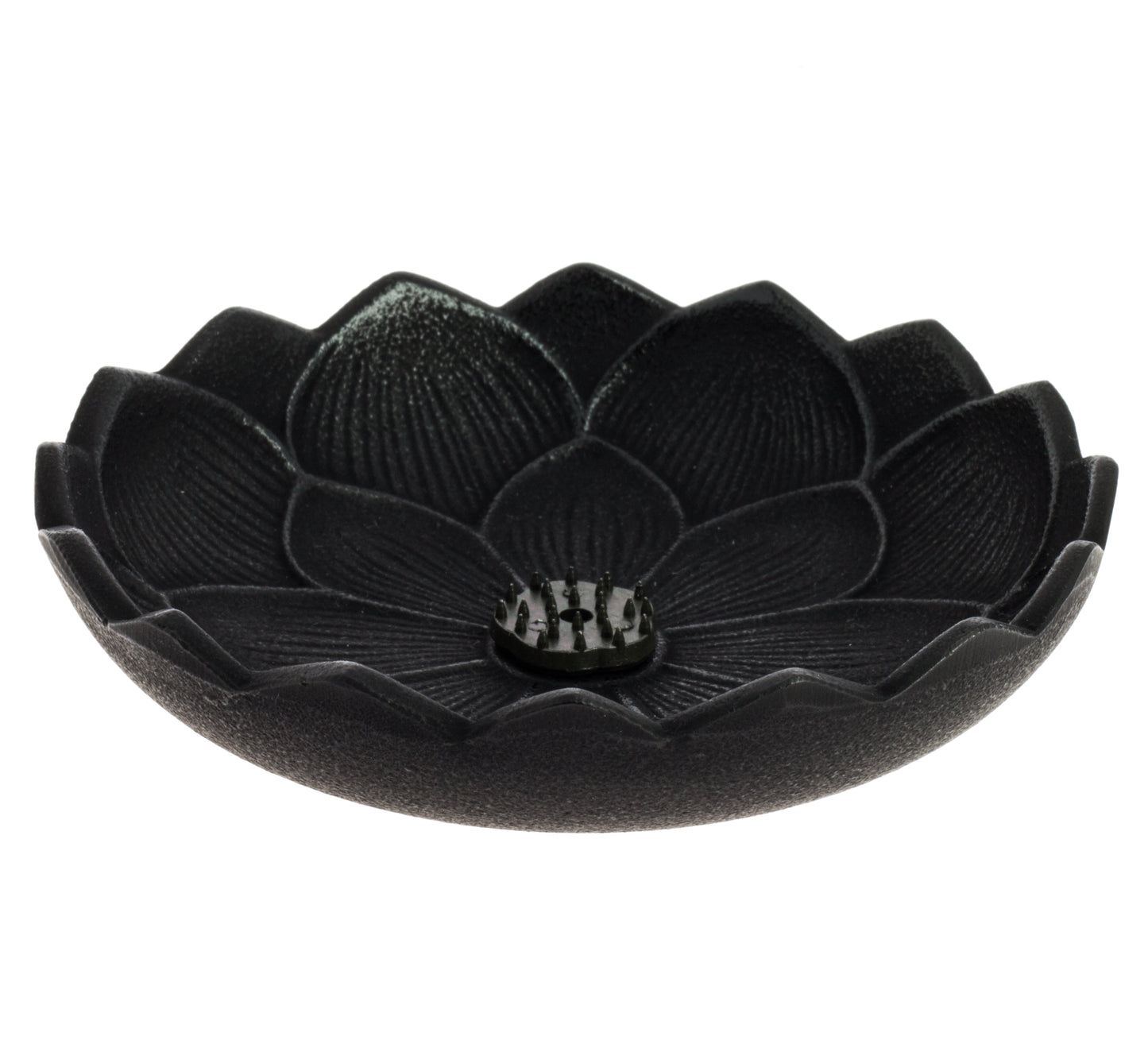 Iwachu Incense Holder - Black Lotus Flower