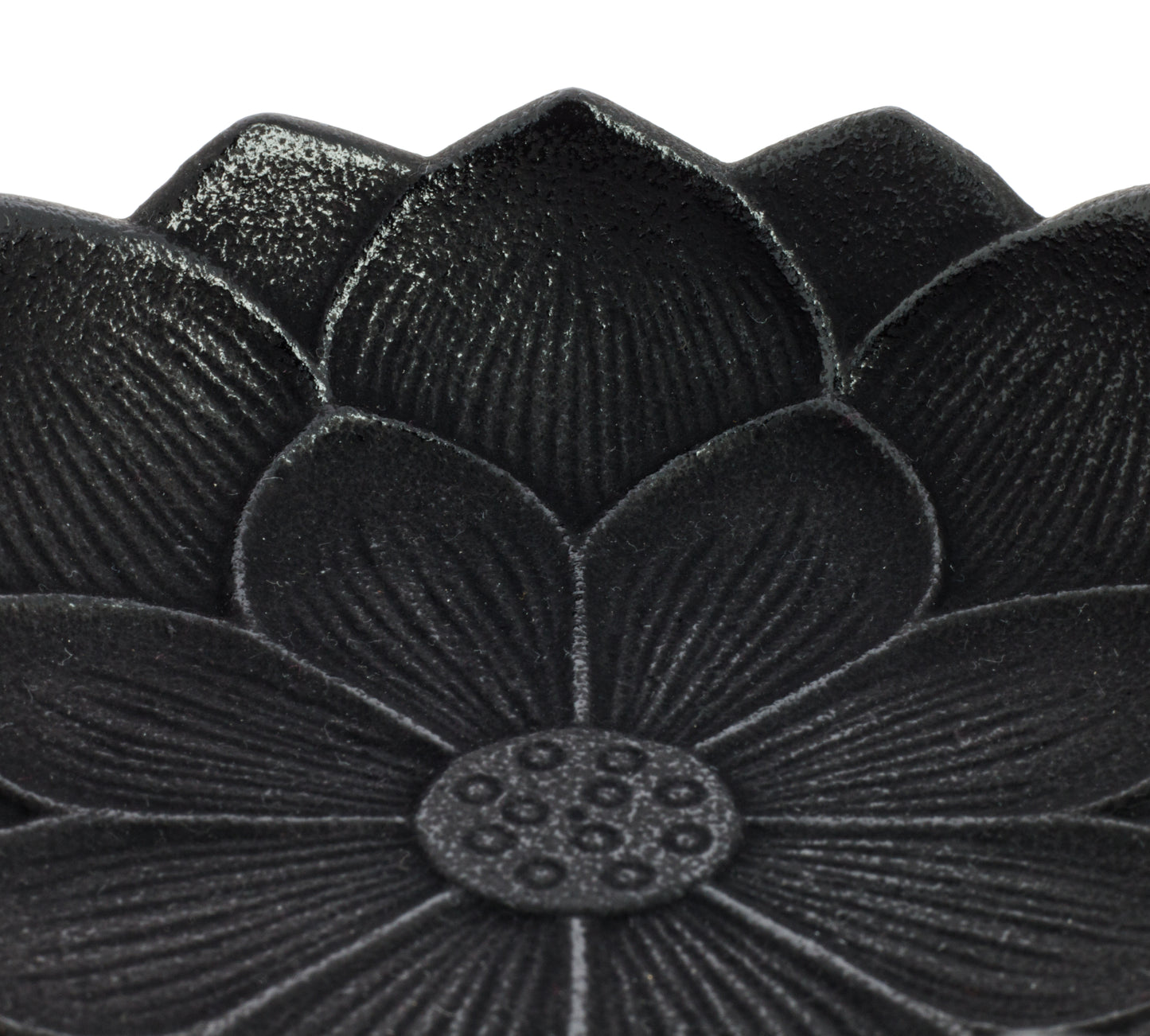 Iwachu Incense Holder - Black Lotus Flower