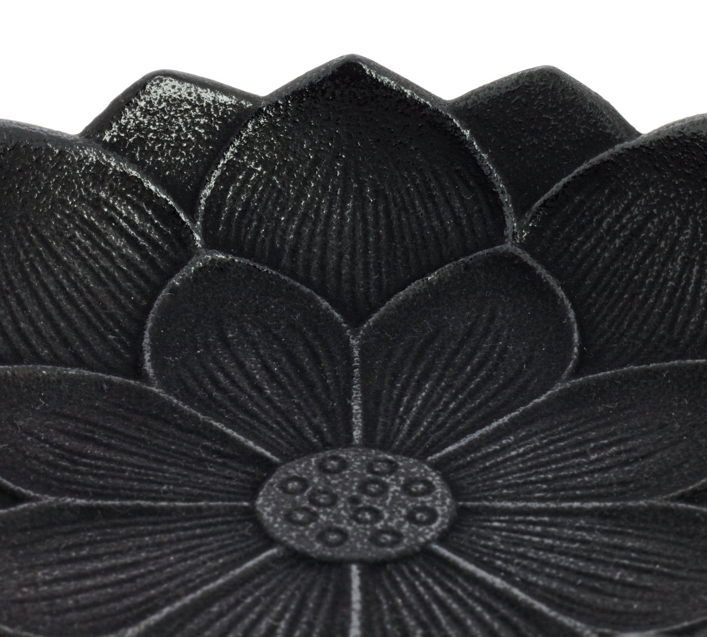 Iwachu Incense Burner - Black Lotus Flower