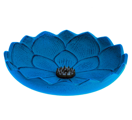 Porta incenso Iwachu - Fiore di loto blu