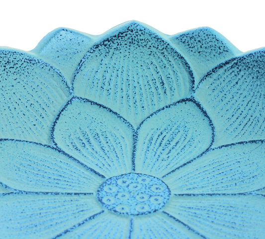 Porta-Incenso Iwachu - Flor de Lótus Azul Claro