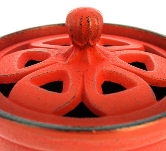 Bruciatore di incenso Iwachu - Ciotola rossa