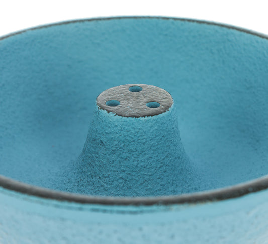 Porta-incenso Iwachu - Fonte azul claro