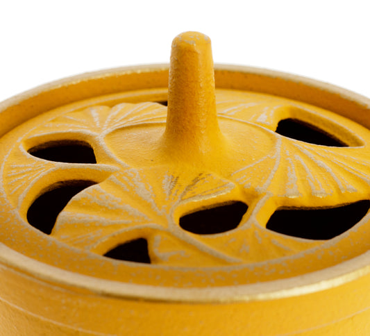 Bruciatore d'incenso Iwachu - Ginkgo giallo, autunno