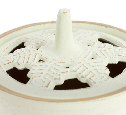 Bruciatore di incenso Iwachu - Miyuki Bianco, Inverno