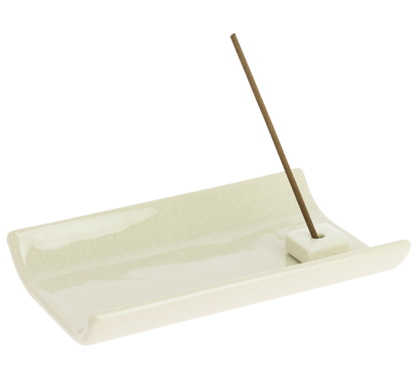 Yukari Incense Burner - White Plate