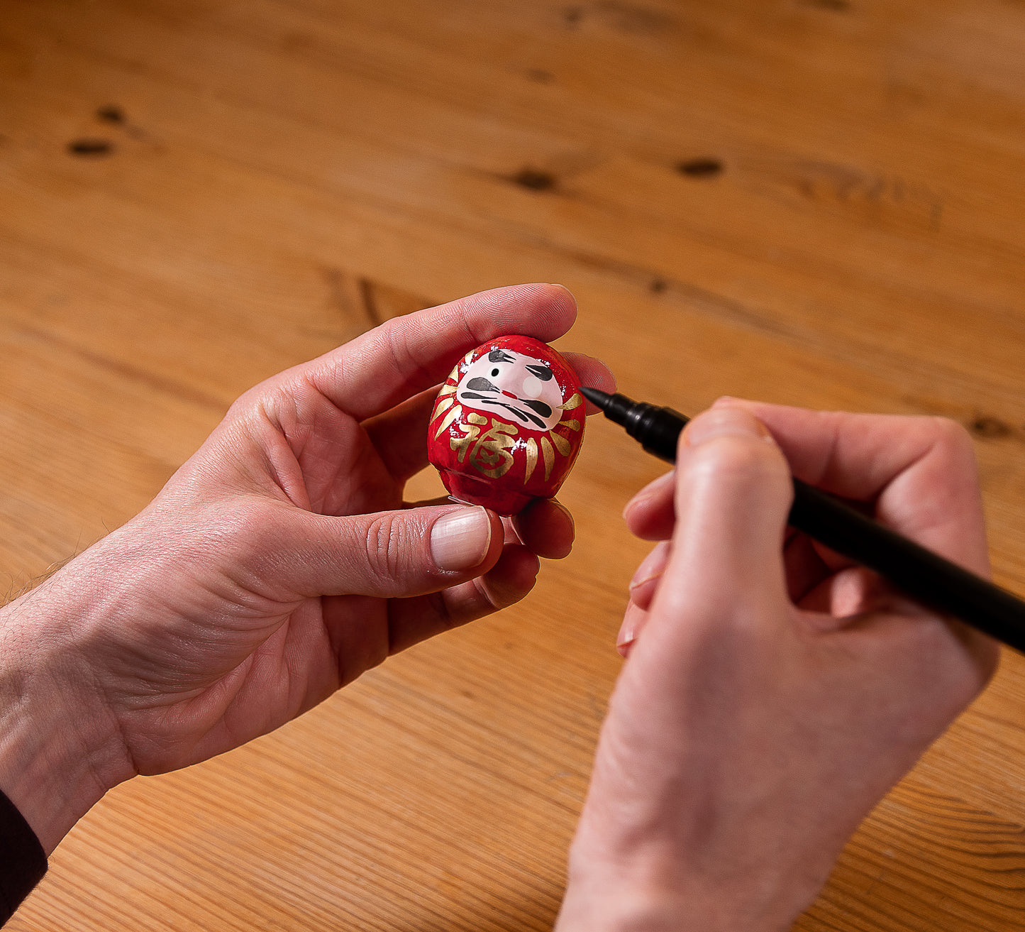 Daruma Tradicional Rojo - Pequeño, Suerte
