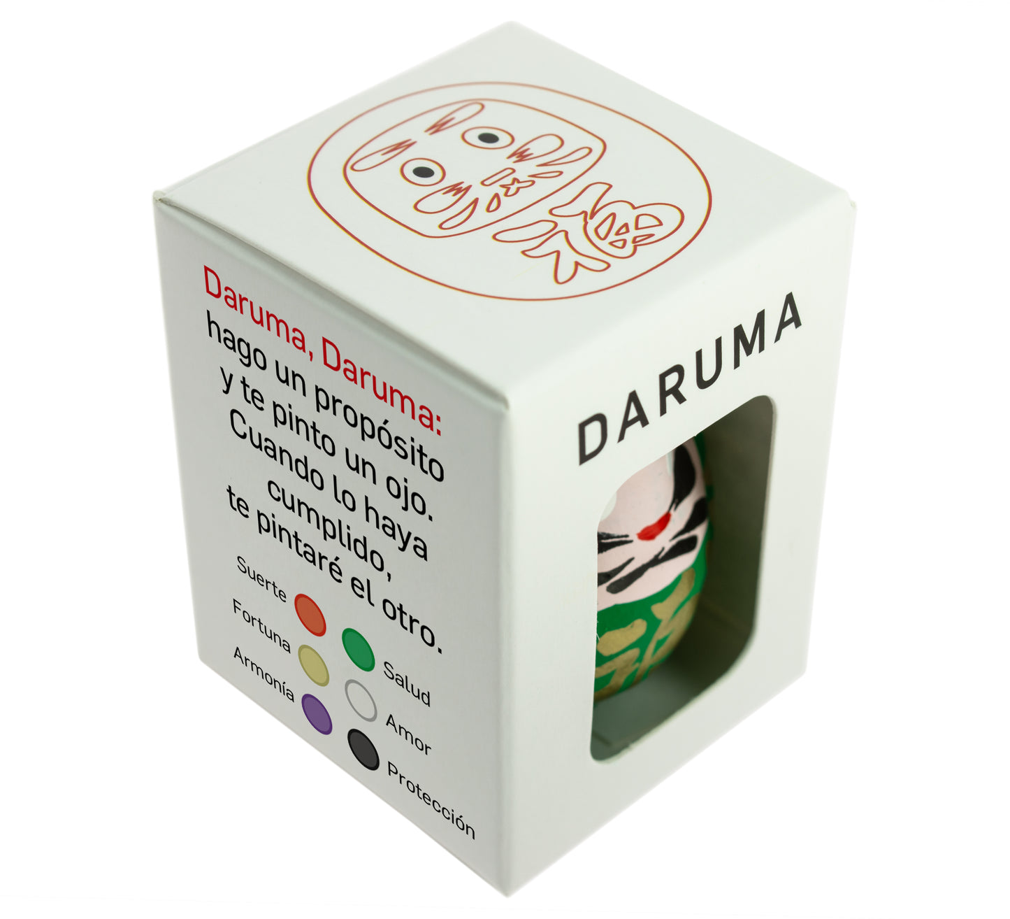 Green Daruma - Health, Small